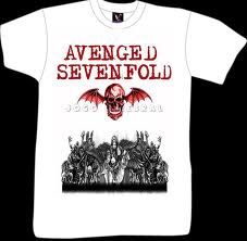 Camiseta da Bandas Avenged Servenford