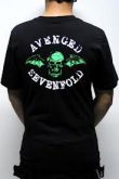 Camiseta Avenged Servenford c detalhe nas costas