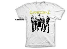 camiseta de Evanescence