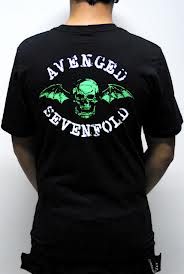 Camiseta Avenged Servenford c detalhe nas costas