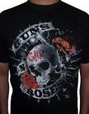 Camiseta do Guns 'N' Roses