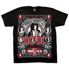 Camiseta da Bandas ACDC