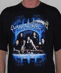 camisetas de Evanescence