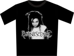 camiseta de Evanescence