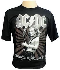 Camiseta da Bandas ACDC