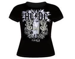 Baby look da Bandas ACDC