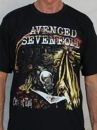 Camiseta da Bandas Avenged Servenford
