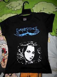 camiseta de Evanescence