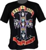 Camiseta do Guns 'N' Roses