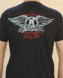Camiseta do Aerosmith estampa nas costas
