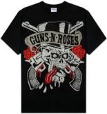 Camiseta do Guns 'N' Roses