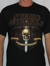Camiseta da Bandas Avenged Servenford