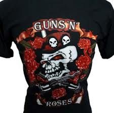 Camiseta do Guns 'N' Roses